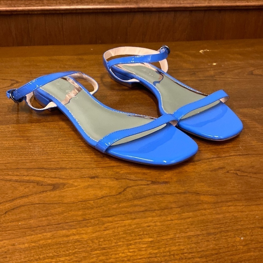 J Crew Hazel Ankle-Strap Sandals In Patent Leatheritem Bp322